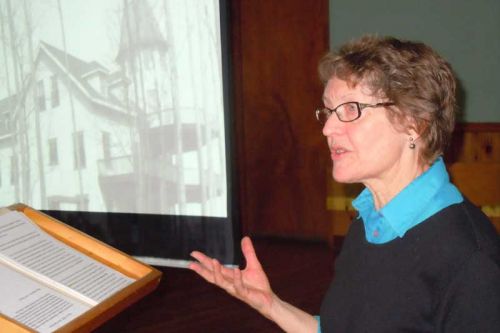 In a presentation titled "The Dentist, the Feminist and The Writer", local historian Margaret Axford spoke of the influence Dr. Weston A. Price, Flora MacDonald Denison and Merrill Denison, had on the park, which continues to draw visitors from across the country and from all over the world.